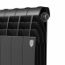 Радиатор биметаллический Royal Thermo Biliner 500 х 4 секции боковое подключение цвет чёрный