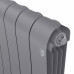 Биметаллический радиатор Royal Thermo Infinity 500 х 10 секций с боковым подключением цвет серебристый 