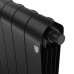 Биметаллический радиатор Royal Thermo Infinity 300 х 14 секций с нижним правым подключением, цвет чёрный