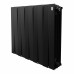 Биметаллический радиатор Royal Thermo PianoForte 500 х 6 секций с боковым подключением цвет чёрный