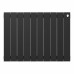 Биметаллический радиатор Royal Thermo PianoForte 500 х 6 секций с боковым подключением цвет чёрный