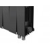 Биметаллический радиатор Royal Thermo PianoForte 200 х 14 секций с нижним правым подключением, цвет чёрный