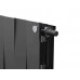 Биметаллический радиатор Royal Thermo PianoForte 200 х 14 секций с нижним правым подключением, цвет чёрный