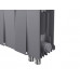 Биметаллический радиатор Royal Thermo PianoForte 500 х 10 секций с нижним правым подключением, цвет серебристый