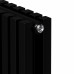 Радиатор Royal Thermo Shift Q 2180 х 10 секций с боковым подключением цвет чёрный